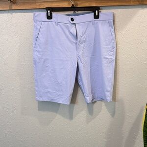 Greyson Men's Soft Blue Flat Front Shorts